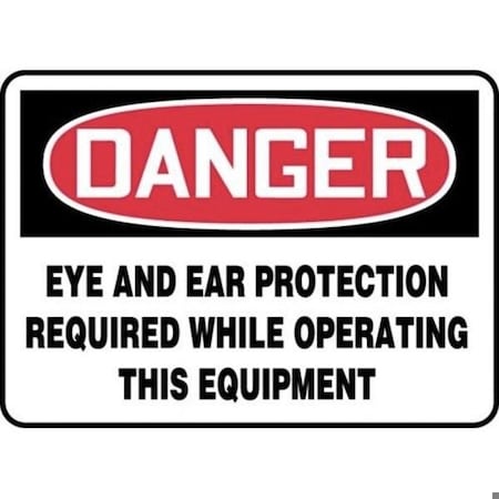 Accuform OSHA DANGER SAFETY SIGN RESPIRATOR MPPA034VP MPPA034VP